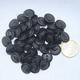 Black Sān gān Compound Shank Button #KCQ4010 - ACCESSOIRES LEDUC BV